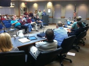 The Scarborough Town Council at work.